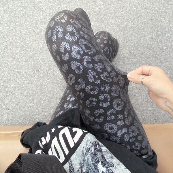 画像5: インパクト抜群の派手柄プリントデザイン　ストレッチレギンス（納期2週間前後） (5)