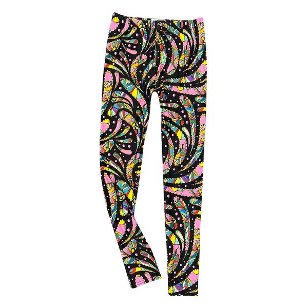 画像3: インパクト抜群の派手柄プリントデザイン　ストレッチレギンス (3)