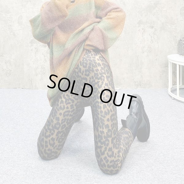 画像5: インパクト抜群の派手柄プリントデザイン　ストレッチレギンス (5)