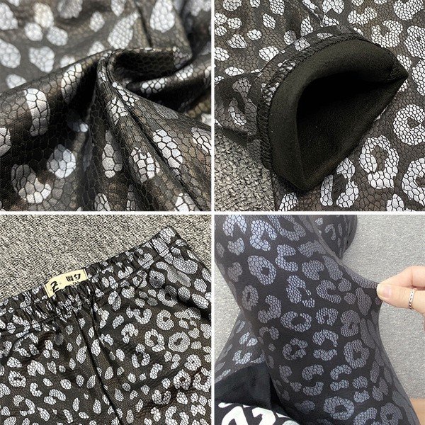 画像2: インパクト抜群の派手柄プリントデザイン　ストレッチレギンス（納期2週間前後） (2)