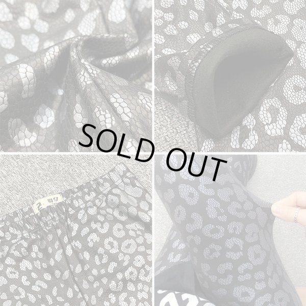 画像2: インパクト抜群の派手柄プリントデザイン　ストレッチレギンス (2)