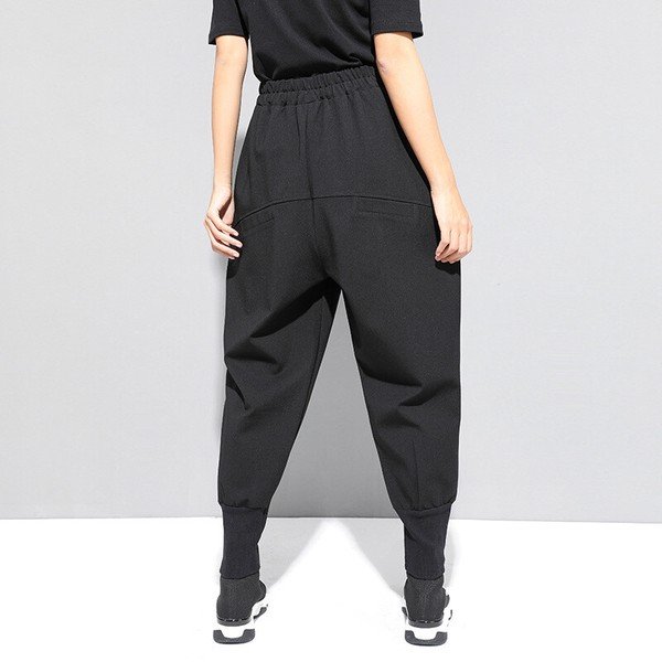 画像7: 目立ち度MAX！個性派デザインパンツ　　オシャレなファスナーデザイン　ブラックパンツ　ボトム【MARVELOUS　QUEEN】 (7)