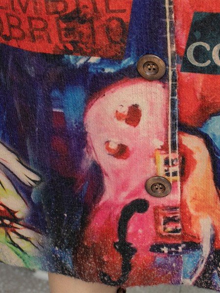 画像4: 個性派必見！カジュアル ストリート系　派手柄デザイン　アウター　ジャケット　コート【MARVELOUS　QUEEN】(納期2週間前後） (4)