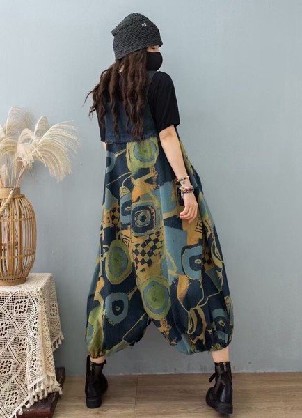 画像2: 目立ち度MAX！個性派ファッション デニム生地　オールインワン　サロペット　ワンピース【MARVELOUS　QUEEN】(納期2週間前後） (2)