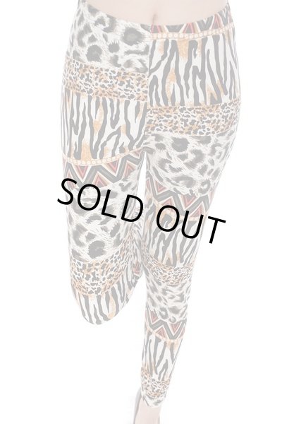 画像3: カジュアル・ダンサー必見！アニマル柄ストレッチレギンス【MARVELOUS　QUEEN】 (3)