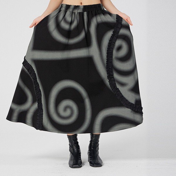 画像4: 目立ち度MAX！個性派デザイン　ロングスカート【MARVELOUS　QUEEN】(納期2週間前後） (4)