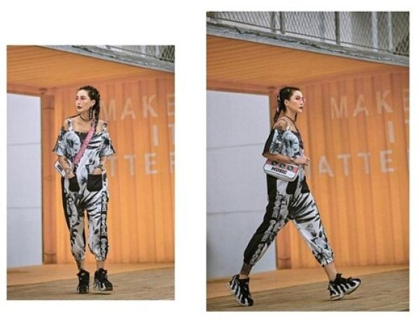 画像5: インパクトあり！ダンサー・ストリート・HIPHOP 系必見！オールインワン/ワンピース【MARVELOUS　QUEEN】 (5)