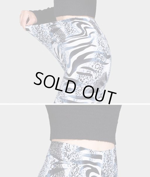 画像2: 客注　ダンサー必見！インパクト抜群のレオパ柄プリントデザイン　ストレッチレギンス【MARVELOUS　QUEEN (2)