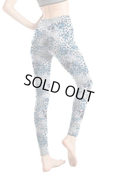 画像2: カジュアル・ダンサー必見！インパクト抜群のレオパ柄デザイン　ストレッチレギンス【MARVELOUS　QUEEN】 (2)