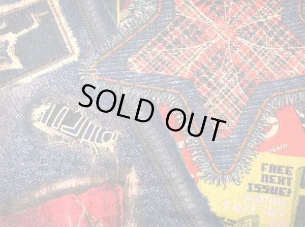 画像3: 目立ち個性派/ニットデニム生地切替アウター　ジャケット【MARVELOUS　QUEEN】 (3)