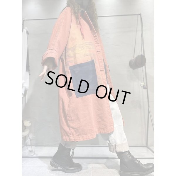 画像4: 個性派必見！カジュアル ストリート系　デニム生地デザイン　アウター　ジャケット　コート【MARVELOUS　QUEEN】 (4)