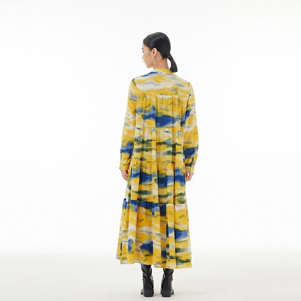 画像10: 個性派デザイン派手柄デザイン　ロングシャツワンピース【MARVELOUS　QUEEN】（納期2週間前後） (10)