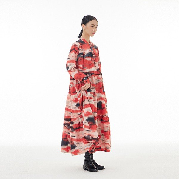 画像12: 個性派デザイン派手柄デザイン　ロングシャツワンピース【MARVELOUS　QUEEN】（納期2週間前後） (12)