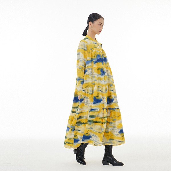 画像9: 個性派デザイン派手柄デザイン　ロングシャツワンピース【MARVELOUS　QUEEN】（納期2週間前後） (9)