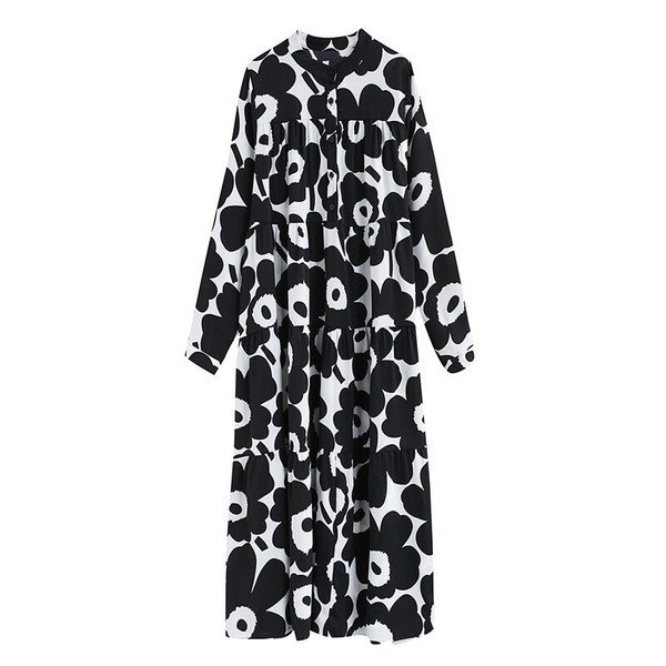 画像2: 目立ち度MAX！インパクトありの派手柄デザイン　シャツワンピース【MARVELOUS　QUEEN】（納期2週間前後） (2)