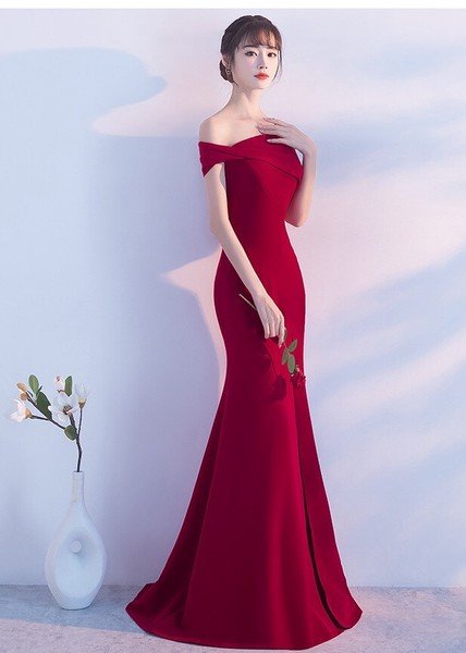 画像2: キャバドレス　肩魅せショルダーロングドレス　ハイクオリティドレス【MARVELOUS　QUEEN】 (2)