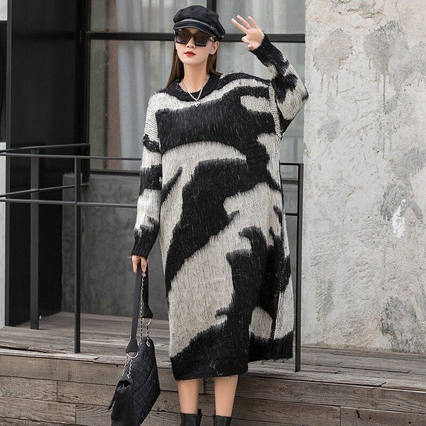 画像3: 目立ち度MAX！個性派ファッション　派手柄デザイン　ワンピース【MARVELOUS　QUEEN】 (3)