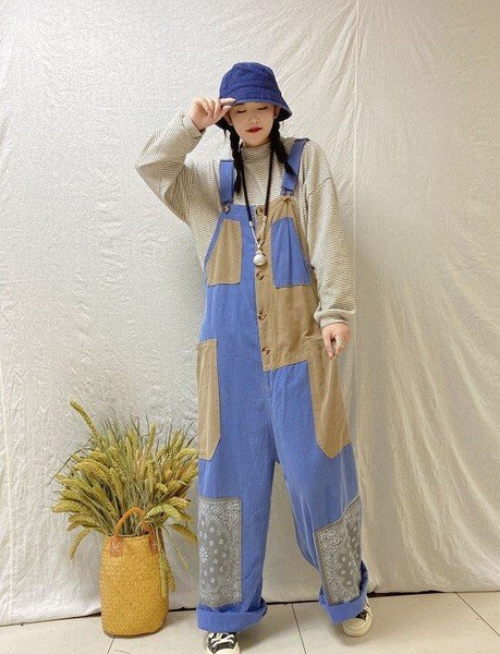 画像6: 個性派スタイル　オールインワン　ワンピース　パンツ　ボトム【MARVELOUS　QUEEN】 (6)