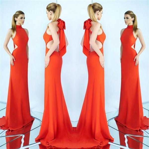 画像3: セクシー背中魅せデザインストレッチロングドレス【MARVELOUS　QUEEN】 (3)