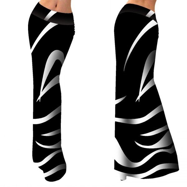 画像3: インパクトあり！配色デザイン　　リゾート柄　ロングスカート【MARVELOUS　QUEEN】（納期2週間前後） (3)