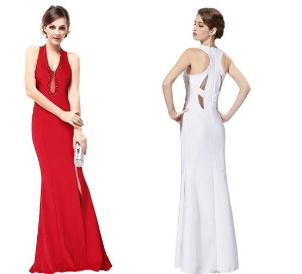 画像7: ロングドレス　キャバドレス　ドレス　豪華なビジュ装飾デザイン　ストレッチロングドレス【MARVELOUS　QUEEN】 (7)