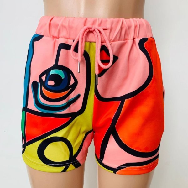 画像4: 目立ち度MAX！個性派デザインパンツ＆トップスセット　ボトム＆トップスセットアップ【MARVELOUS　QUEEN】 (4)