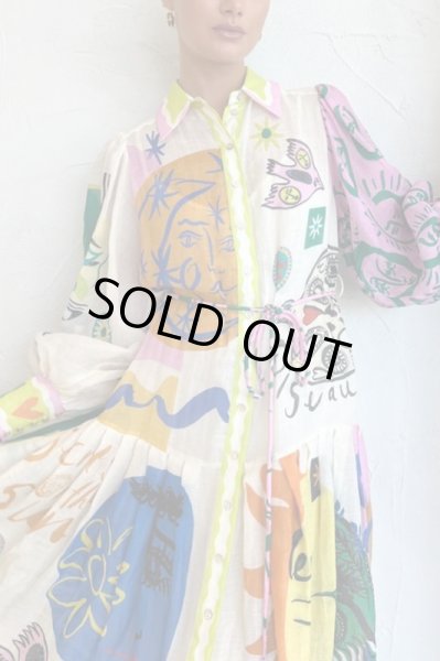 画像3: 派手柄デザイン　シャツワンピース【MARVELOUS　QUEEN】 (3)