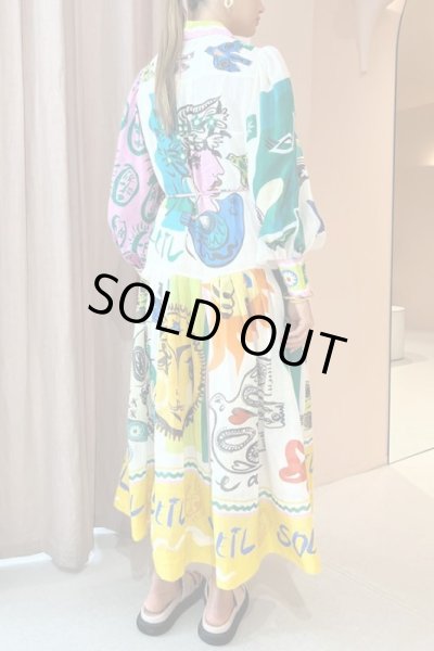 画像5: 派手柄デザイン　シャツワンピース【MARVELOUS　QUEEN】 (5)