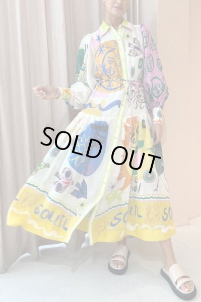 画像7: 派手柄デザイン　シャツワンピース【MARVELOUS　QUEEN】 (7)