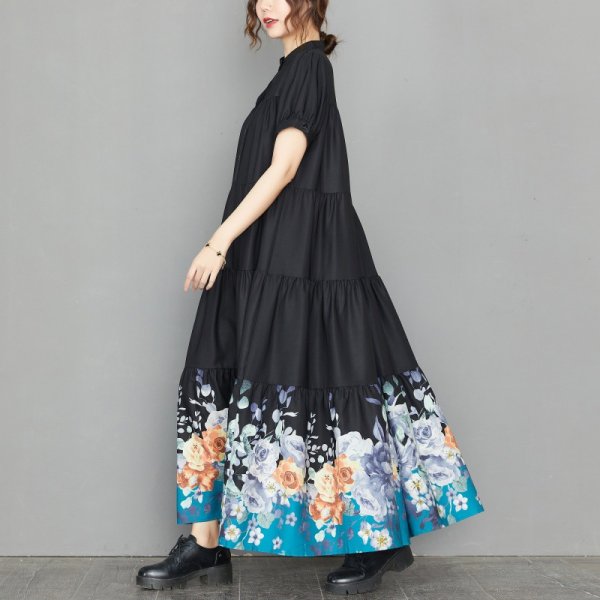 画像5: 個性派スタイル 　オシャレな派手柄　長袖ワンピース【MARVELOUS　QUEEN】 (5)