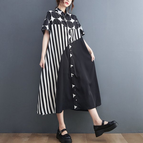 画像3: 目立ち度MAX！個性派ファッション　ゆったりデザイン/ワンピース【MARVELOUS　QUEEN】 (3)