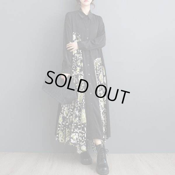 画像4: 個性派スタイル 　オシャレな派手柄　長袖ワンピース【MARVELOUS　QUEEN】 (4)