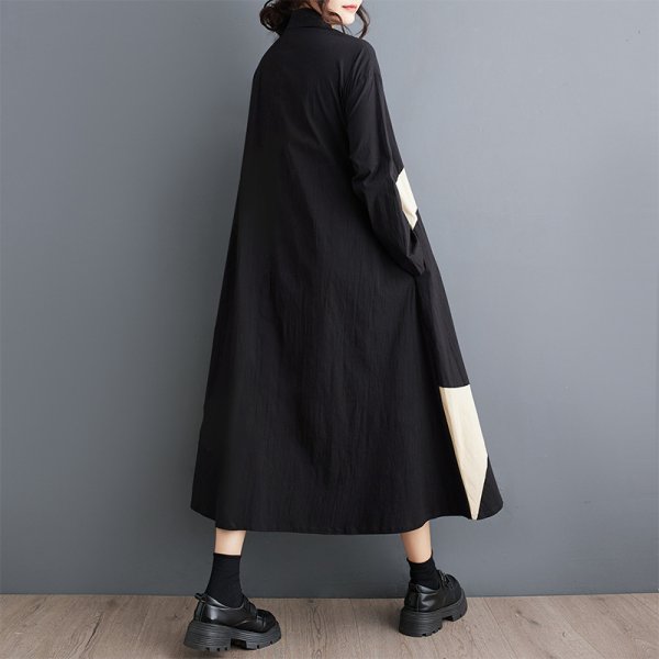 画像3: 個性派スタイル 　オシャレな派手柄　長袖ワンピース【MARVELOUS　QUEEN】 (3)