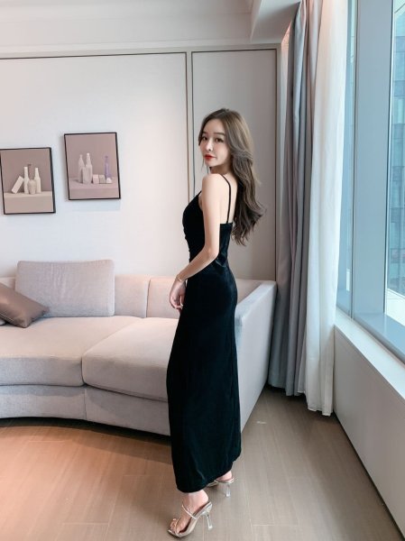 画像8: エレガントな＆光沢なるベアロア生地デザイン　ロングドレス　キャバドレス (8)