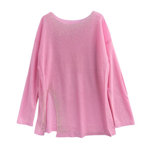 画像2: 個性派ファッション！オシャレなキラキラストーン装飾トップス【MARVELOUS　QUEEN】 (2)