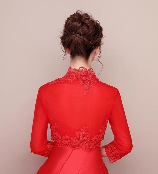 画像3: キャバクラ、ナイトワーク、パーティー、ステージ衣装、発表会 フォーマルに　ボレロ　羽織 (3)