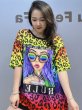 画像1: 個性派ファッション！オシャレな派手柄デザイン　半袖トップス　Tシャツ【MARVELOUS　QUEEN】 (1)