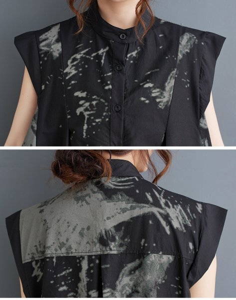 画像6: 個性派スタイル 　オシャレな派手柄　ワンピース【MARVELOUS　QUEEN】 (6)