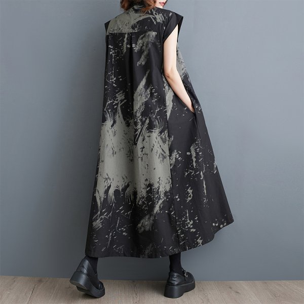 画像5: 個性派スタイル 　オシャレな派手柄　ワンピース【MARVELOUS　QUEEN】 (5)