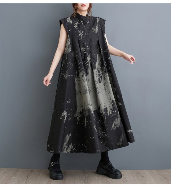 画像7: 個性派スタイル 　オシャレな派手柄　ワンピース【MARVELOUS　QUEEN】 (7)