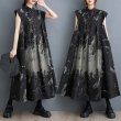 画像1: 個性派スタイル 　オシャレな派手柄　ワンピース【MARVELOUS　QUEEN】 (1)