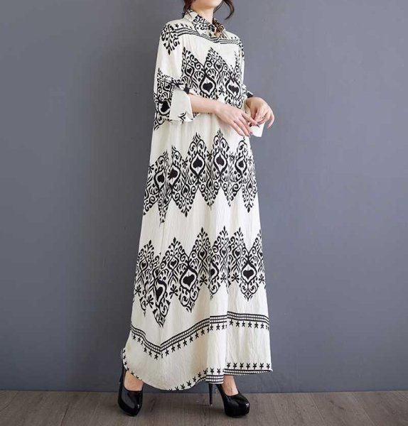 画像9: 目立ち度MAX！個性派ファッション　プリントデザイン　シャツワンピース【MARVELOUS　QUEEN】 (9)