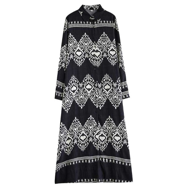 画像5: 目立ち度MAX！個性派ファッション　プリントデザイン　シャツワンピース【MARVELOUS　QUEEN】 (5)