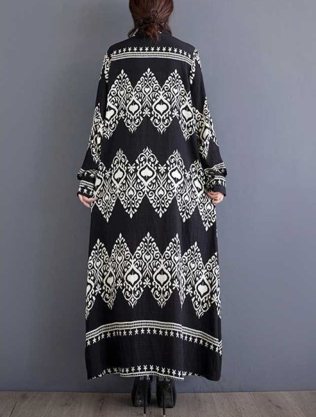 画像7: 目立ち度MAX！個性派ファッション　プリントデザイン　シャツワンピース【MARVELOUS　QUEEN】 (7)