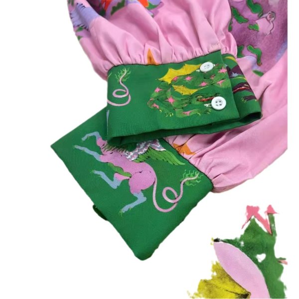 画像3: 派手柄デザイン　シャツワンピース【MARVELOUS　QUEEN】 (3)