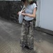 画像5: 目立ち度MAX！オシャレなデニム生地デザイン　迷彩柄ロングスカート【MARVELOUS　QUEEN】(納期2週間前後） (5)