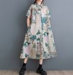 画像1: 派手柄デザイン　シャツワンピース【MARVELOUS　QUEEN】 (1)