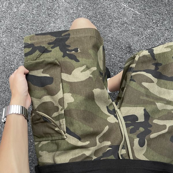 画像4: 個性派必見！迷彩柄デザイン　ハーフパンツ/ボトム　 (4)