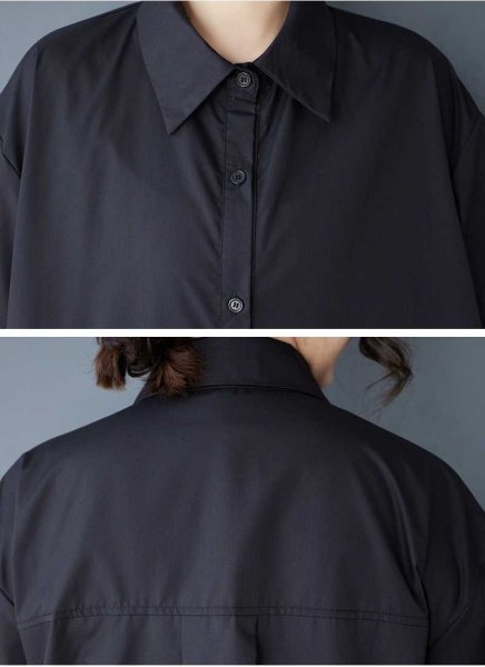 画像9: オシャレなレースフリルデザイン　シャツワンピース【MARVELOUS　QUEEN】 (9)