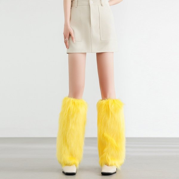 画像3: モコモコレッグウォーマー/ イベント　ダンス　よさこい衣装にも　左右セット【MARVELOUS　QUEEN】 (3)